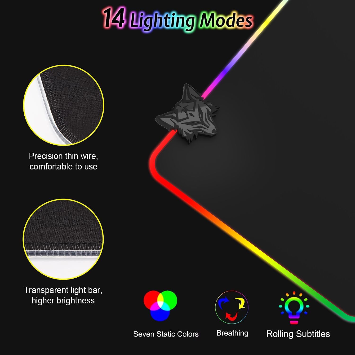 Luminous Mouse Pad Customizable Patterns Manufacturer - Bild 7